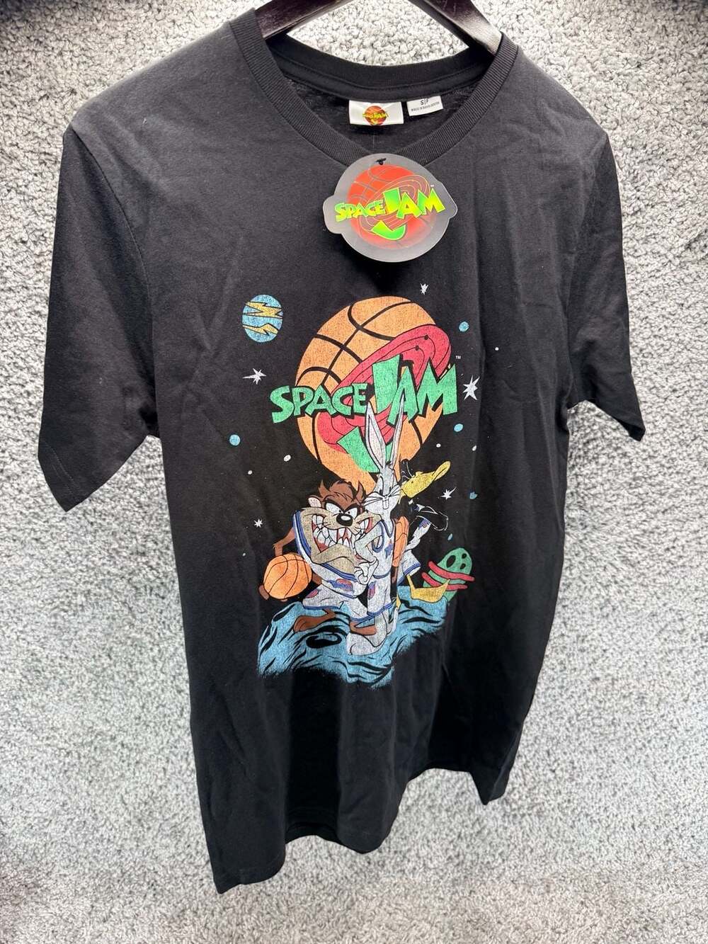 Space Jam Looney Tunes Graphic T-Shirt Size Small
